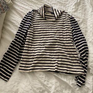 MADEWELL Striped turtleneck
